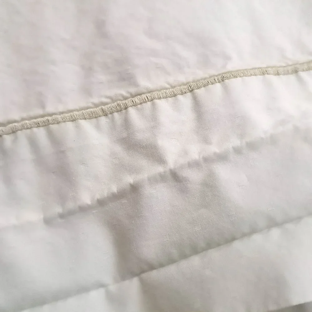 Neiman Marcus QUEEN bed sheets pastel green Egyptian cotton flat & fitted‎ dobby